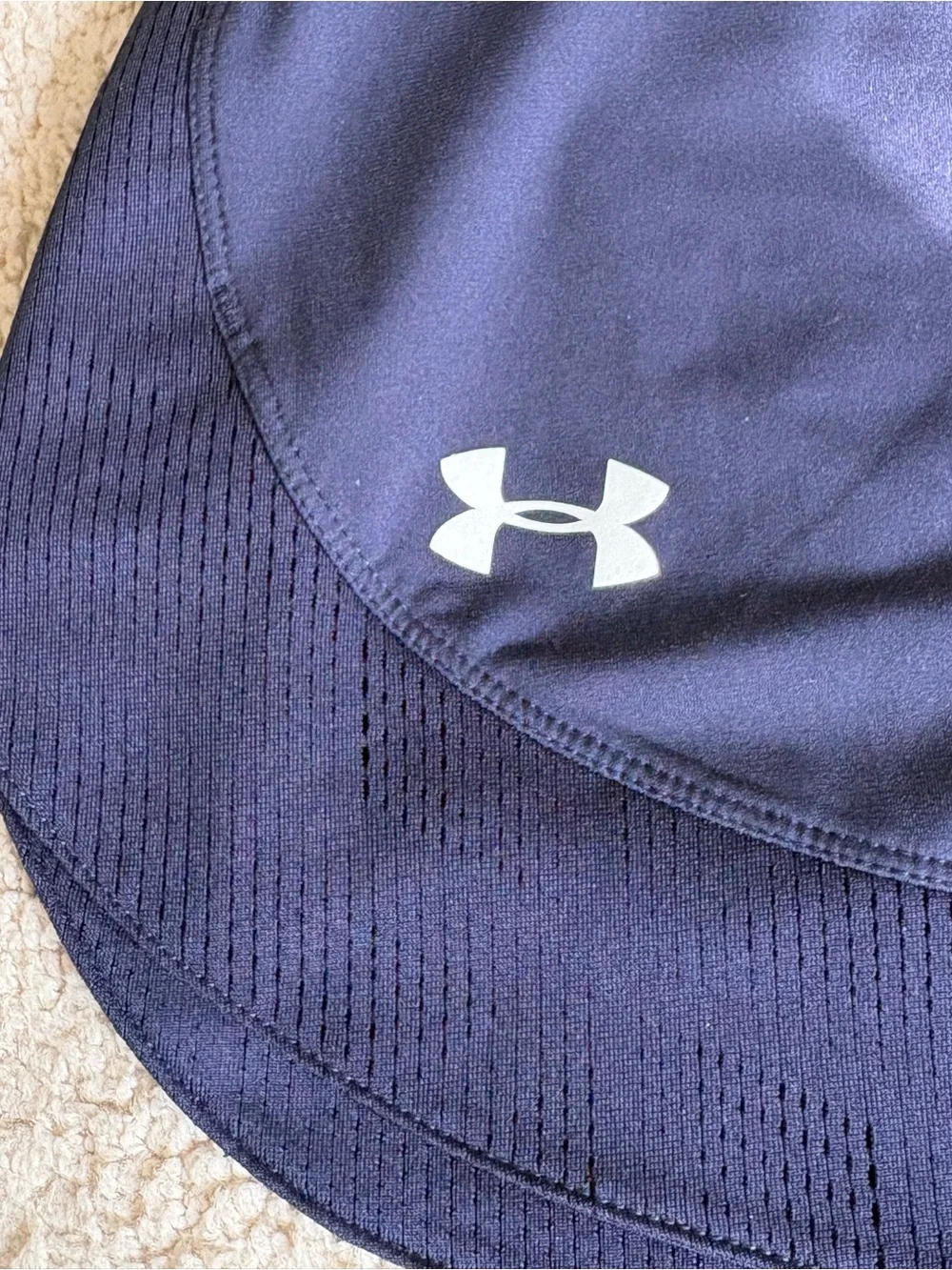NWOT Under Armour Skirt Shorts Golf/Tennis/Running Blue Skort
